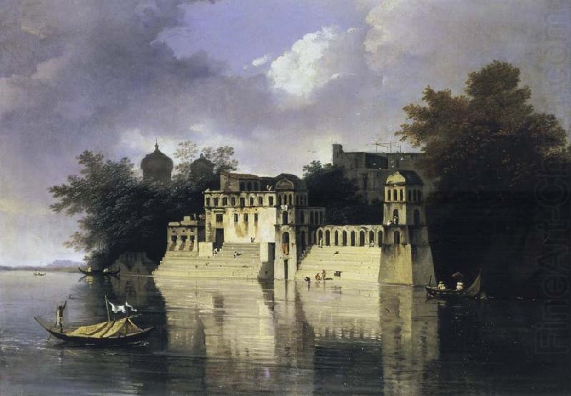 View of the Ghats at Benares, unknow artist